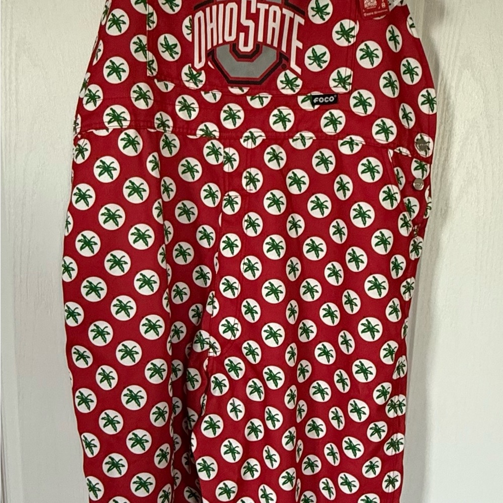 Ohio State Buckeyes overalls - Red